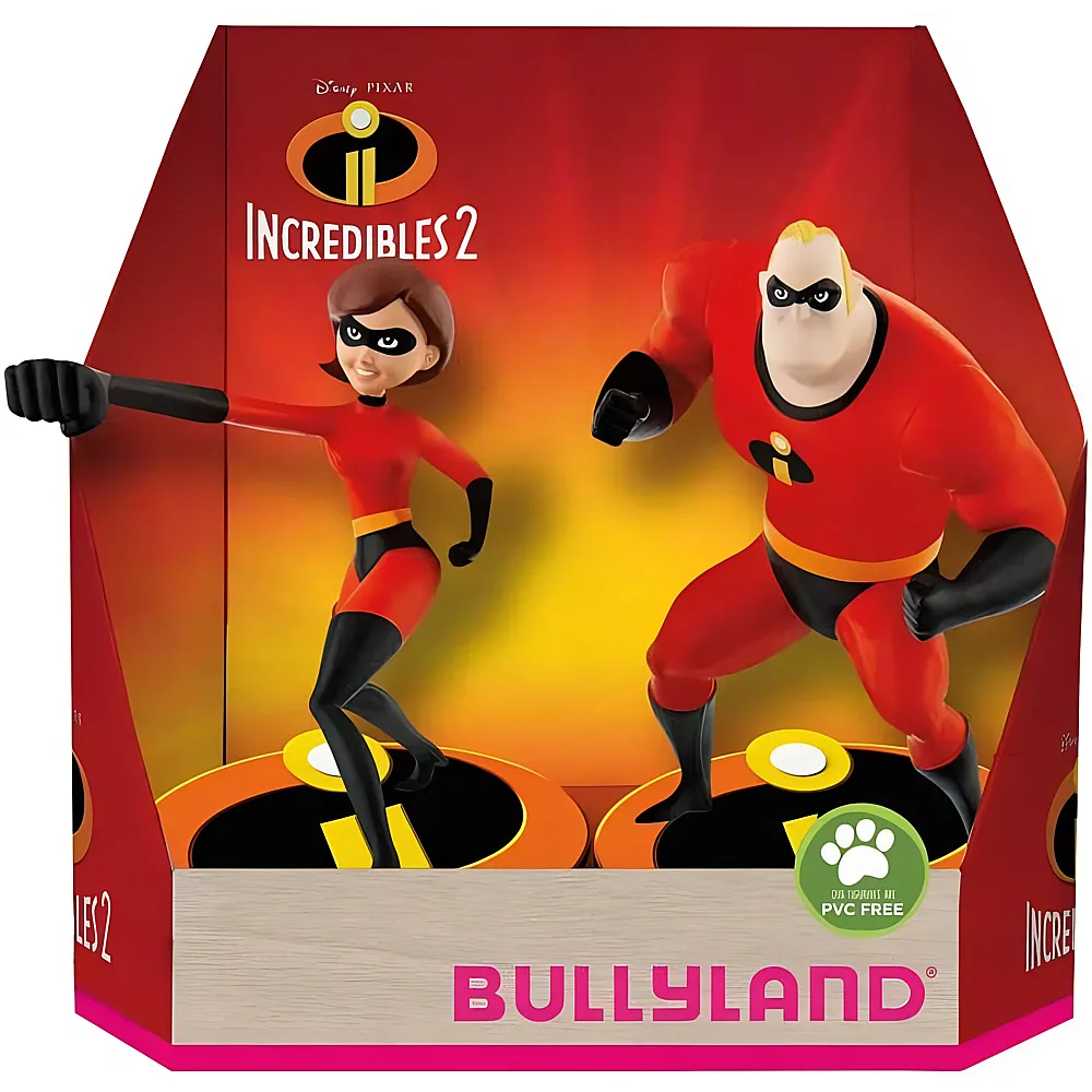 Bullyland Die Unglaublichen Set 2 Figuren