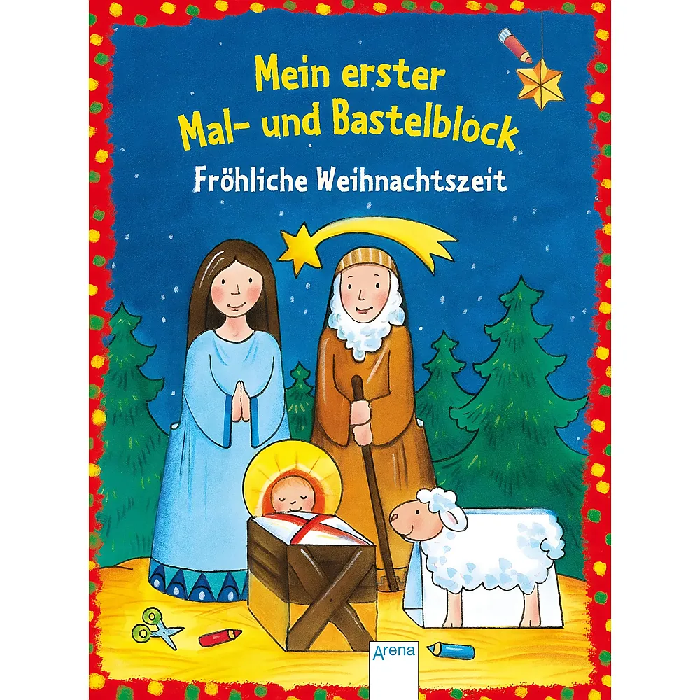 Arena Fr�hliche Weihnachtszeit - Mein erster Mal- und Bastelblock - Buch - Suche