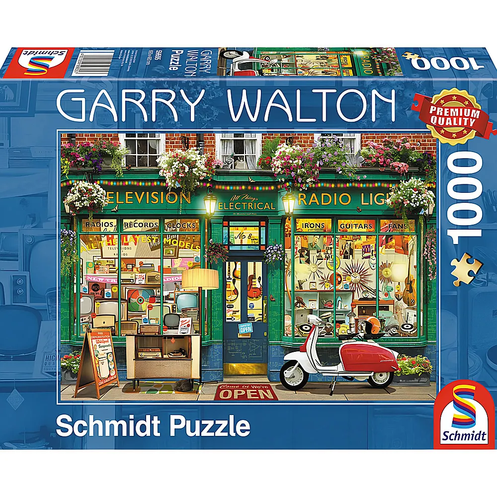 Schmidt Puzzle Garry Walton Elektronik-Shop 1000Teile