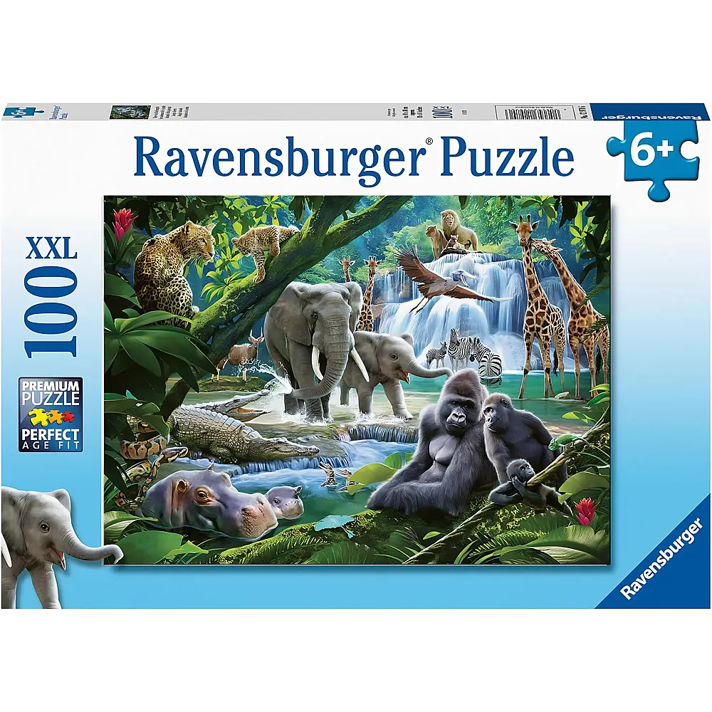 Ravensburger Puzzle Dschungeltiere - 100 Teile