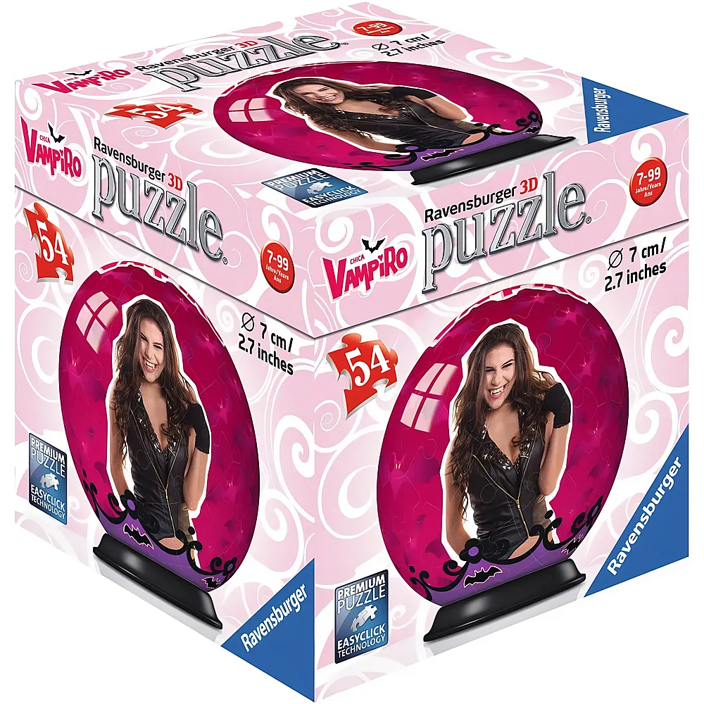 meinspielzeug - Ravensburger Puzzle Chica Vampiro - 54 Teile | 3D Puzzle