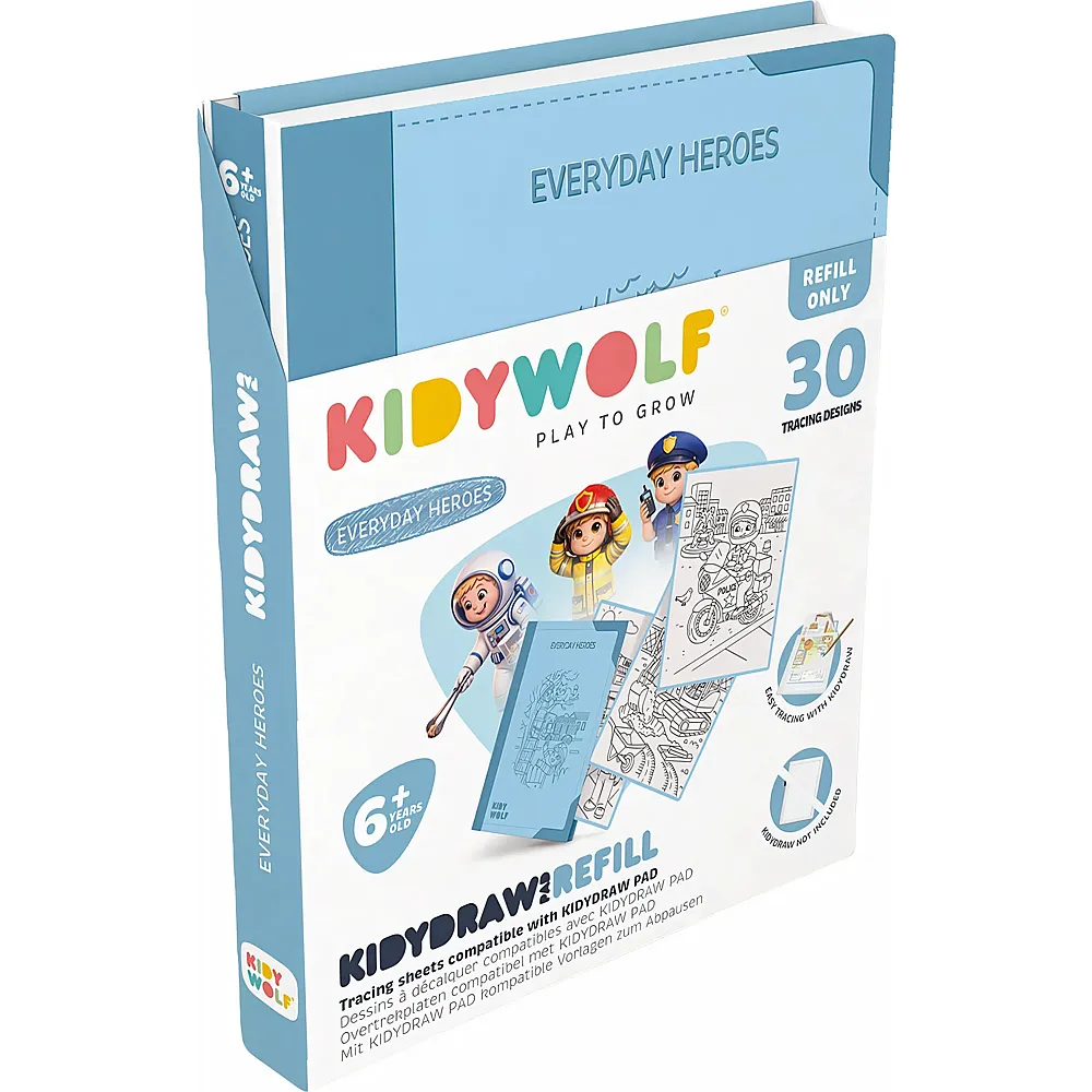Kidywolf Nachf�llpack Helden zu Designtafel