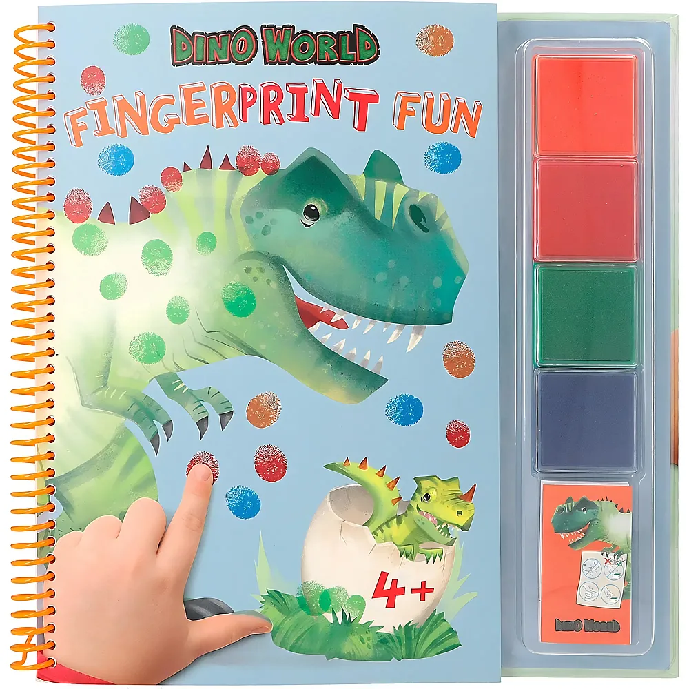 Depesche Dino World Fingermalfarbe