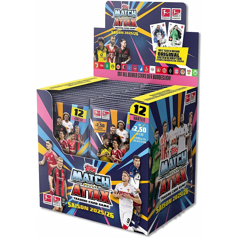 Topps Bundesliga Match Attax 25/26 - 36er-Display
