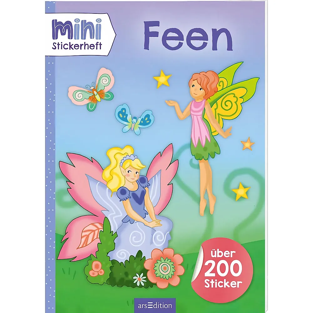 ars Edition Mini-Stickerheft: Feen