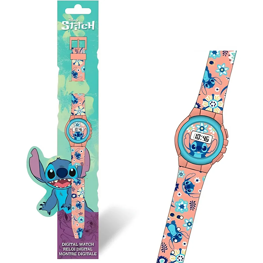 Kids Licensing Lilo & Stitch Stitch Armbanduhr Digital | Accessoires