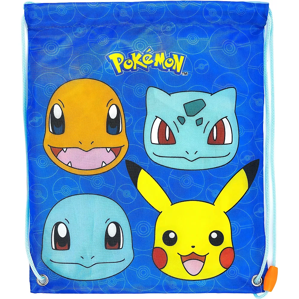 Stor Pok�mon Lunchtasche mit Kordelzugverschluss