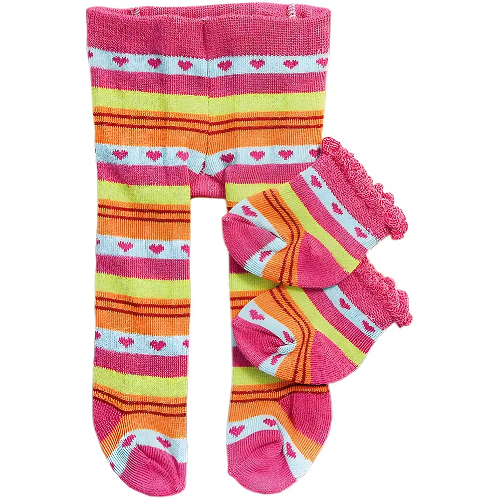 Heless Strumpfhosen mit S�ckchen Bunt - 35 - 45 cm