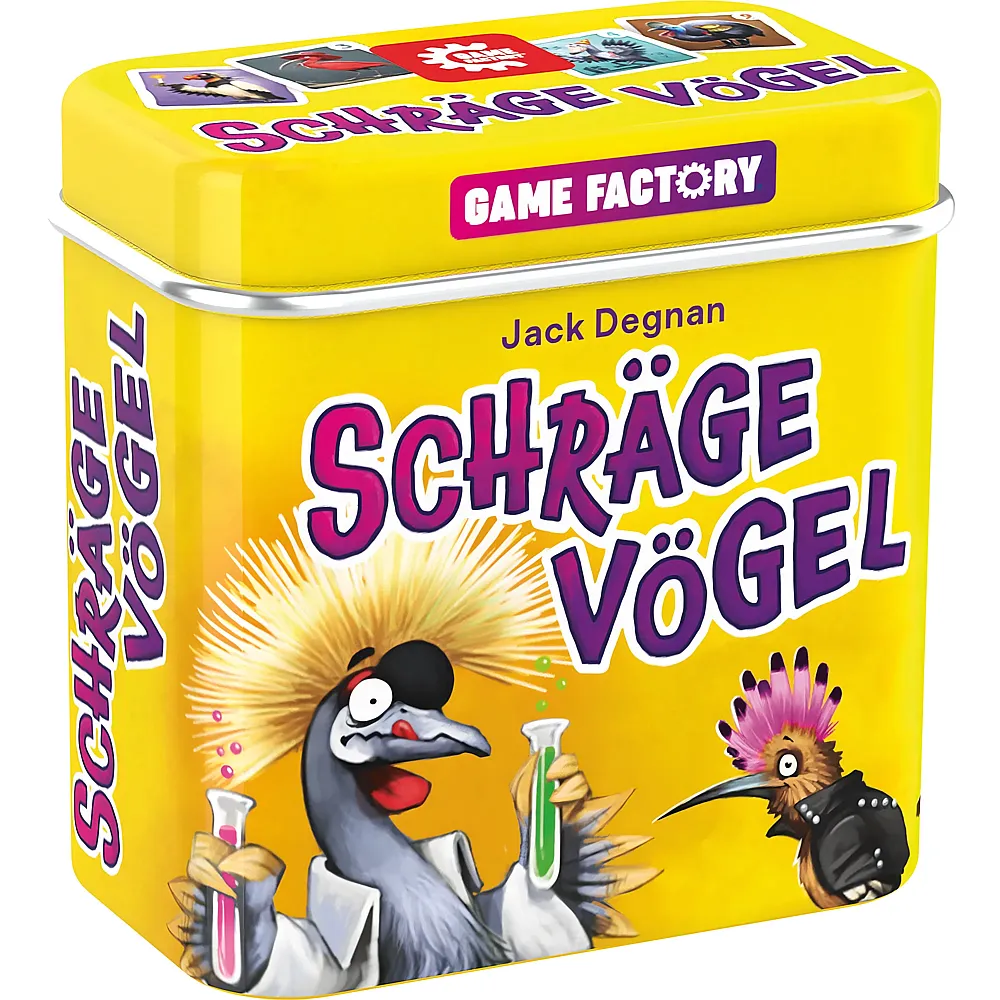 Game Factory Schr�ge V�gel im Blister d