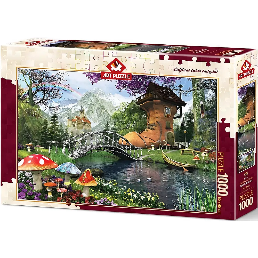 Art Puzzle Dominic Davidson The Old Shoe House - 1000 Teile