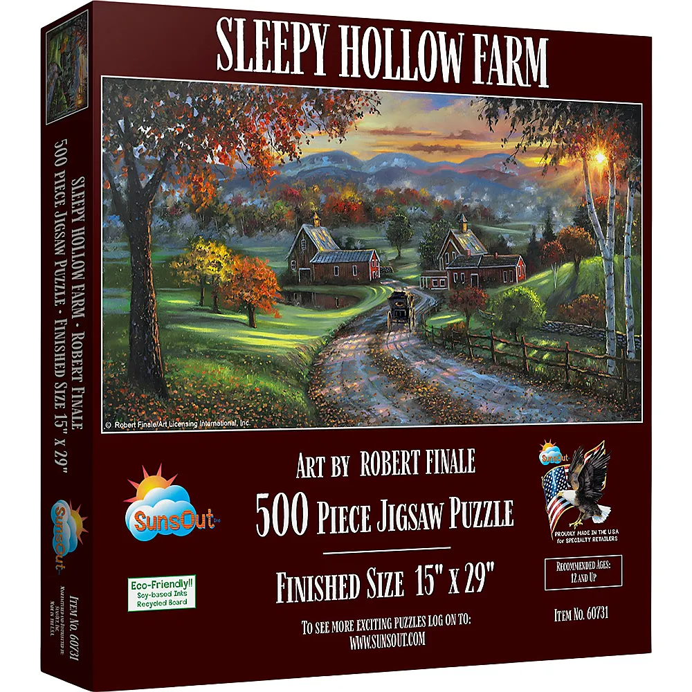 SunsOut Puzzle Robert Finale Sleepy Hollow Farm 509Teile