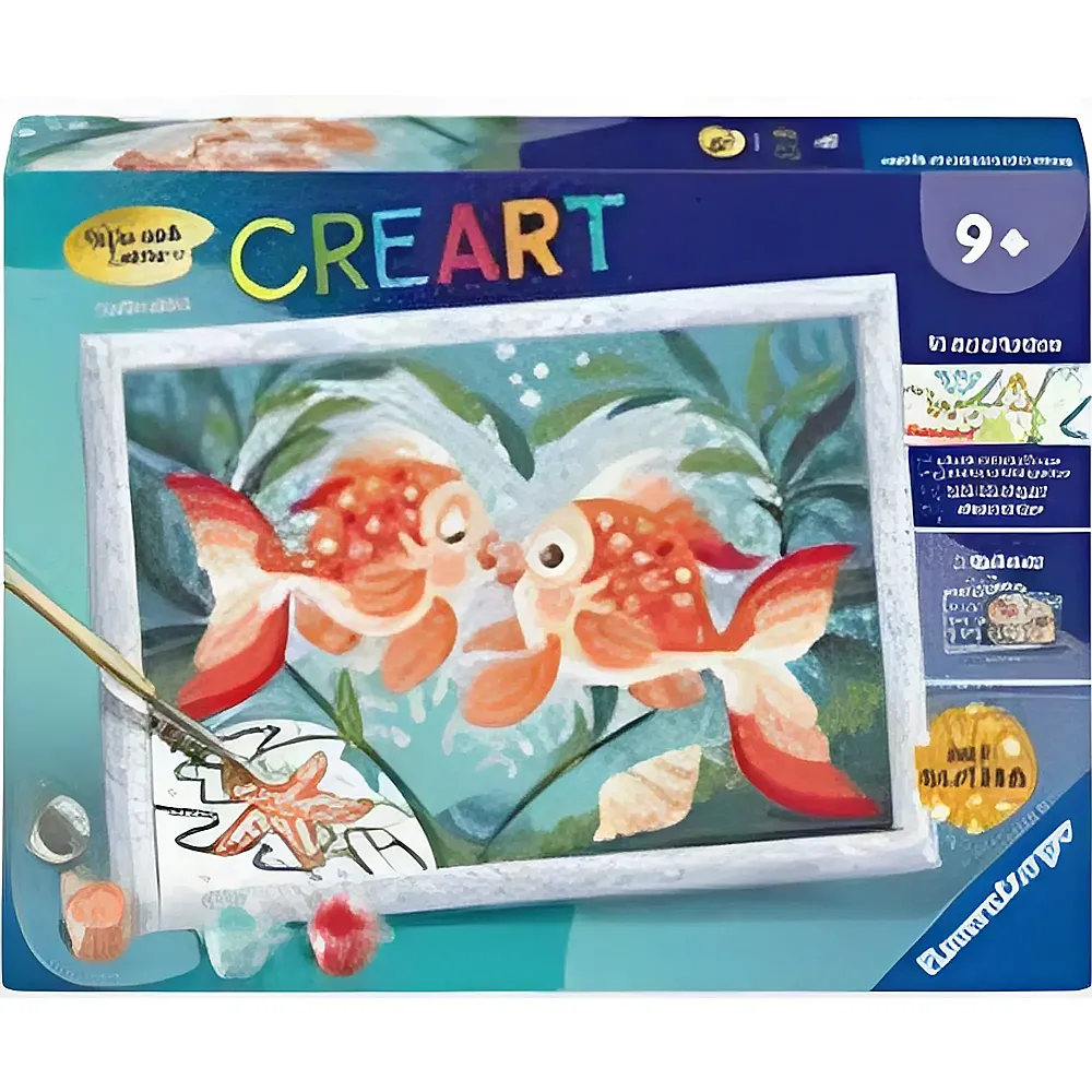 Ravensburger CreArt MNZ Fischliebe | Malen nach Zahlen