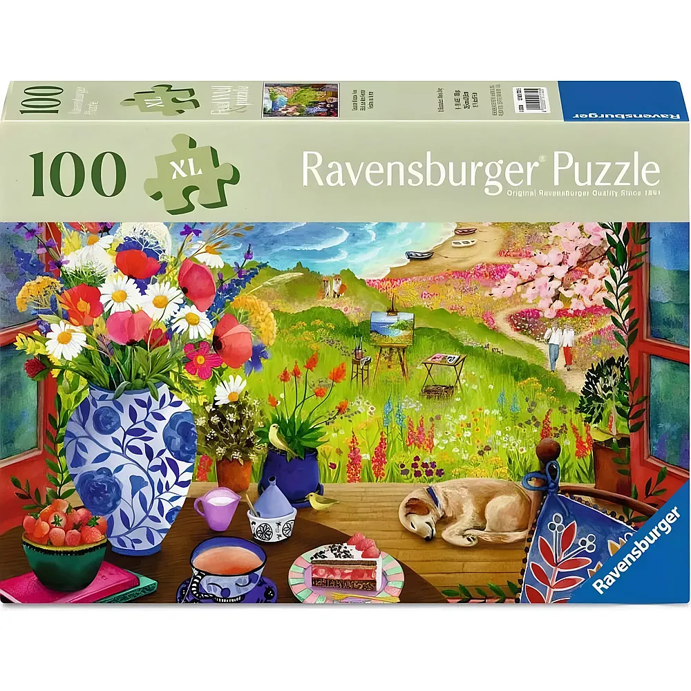 Ravensburger Puzzle Blick aus dem Fenster - 100 Teile