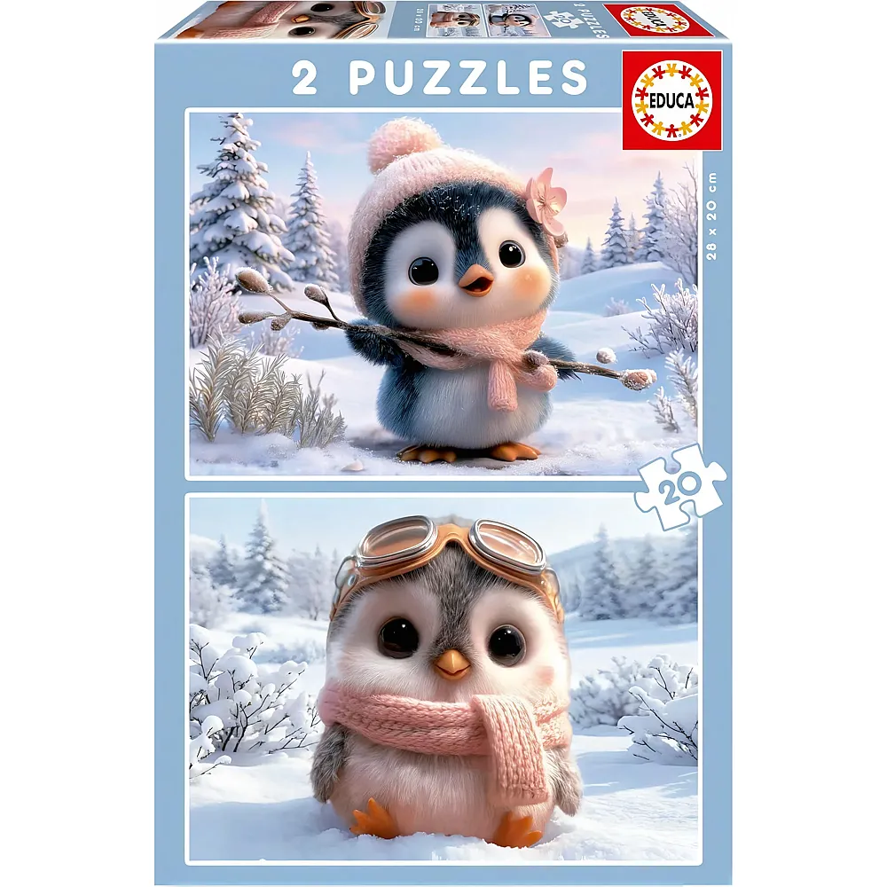 Educa Puzzle Cute Penguins - 20 Teile