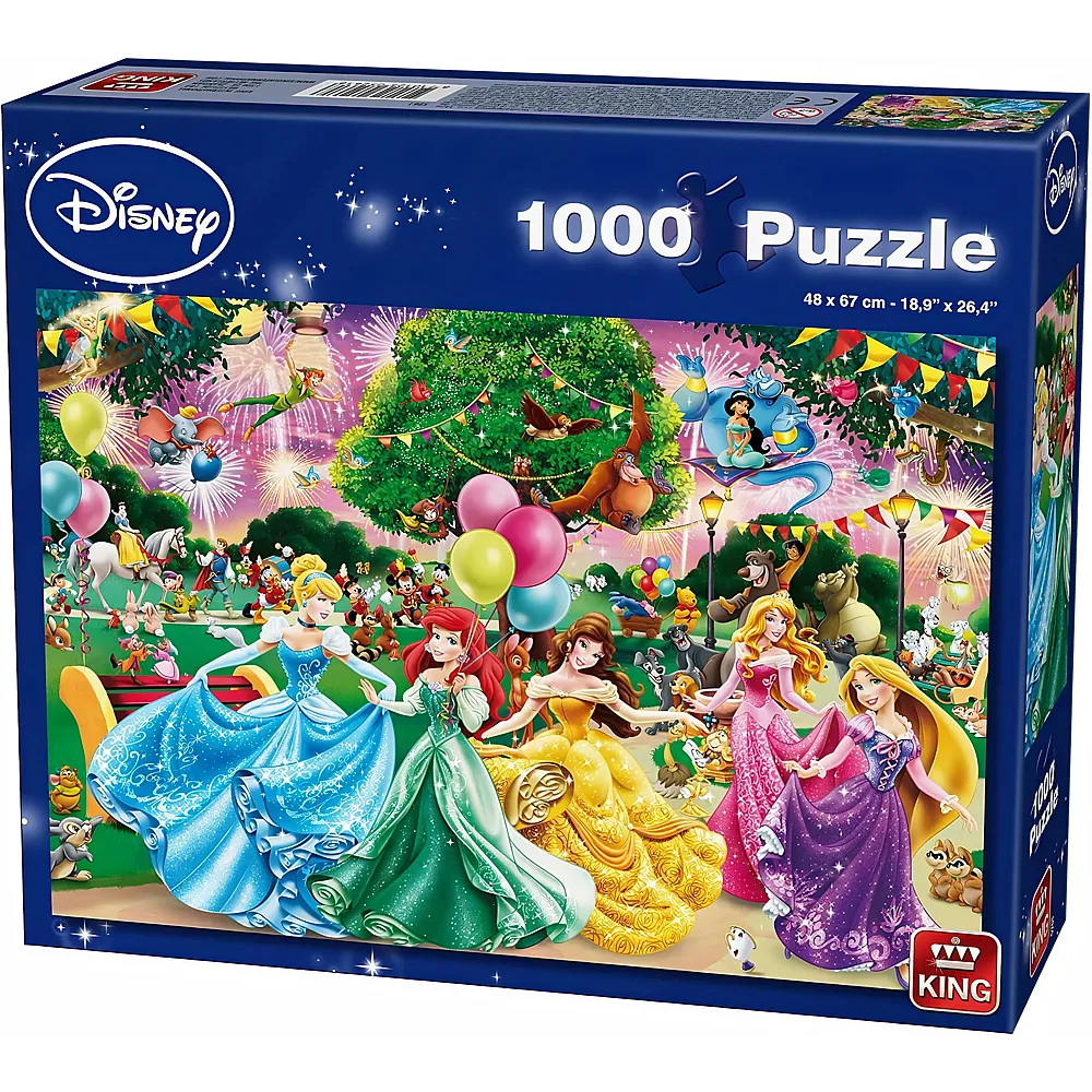 King Puzzle Disney Princess Disney Feuerwerk 1000Teile