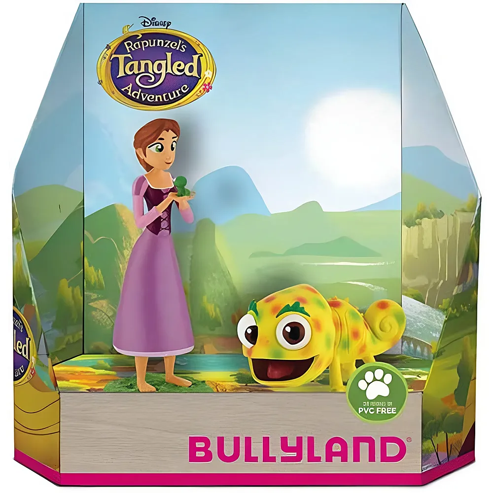 meinspielzeug - Bullyland Comic World Rapunzel und Pascal Disney Princess | Lizenzfiguren