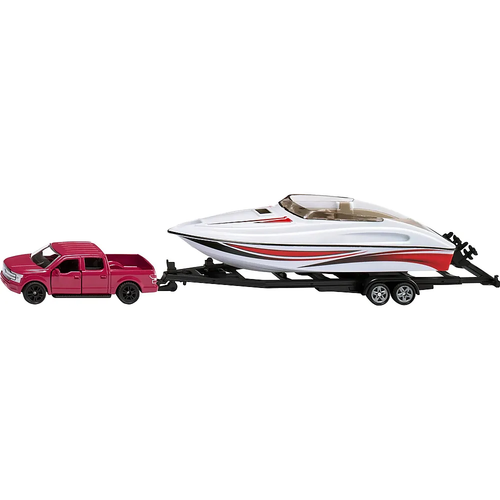 meinspielzeug � Siku Super Ford F150 mit Motorboot - 1:55 | Autos