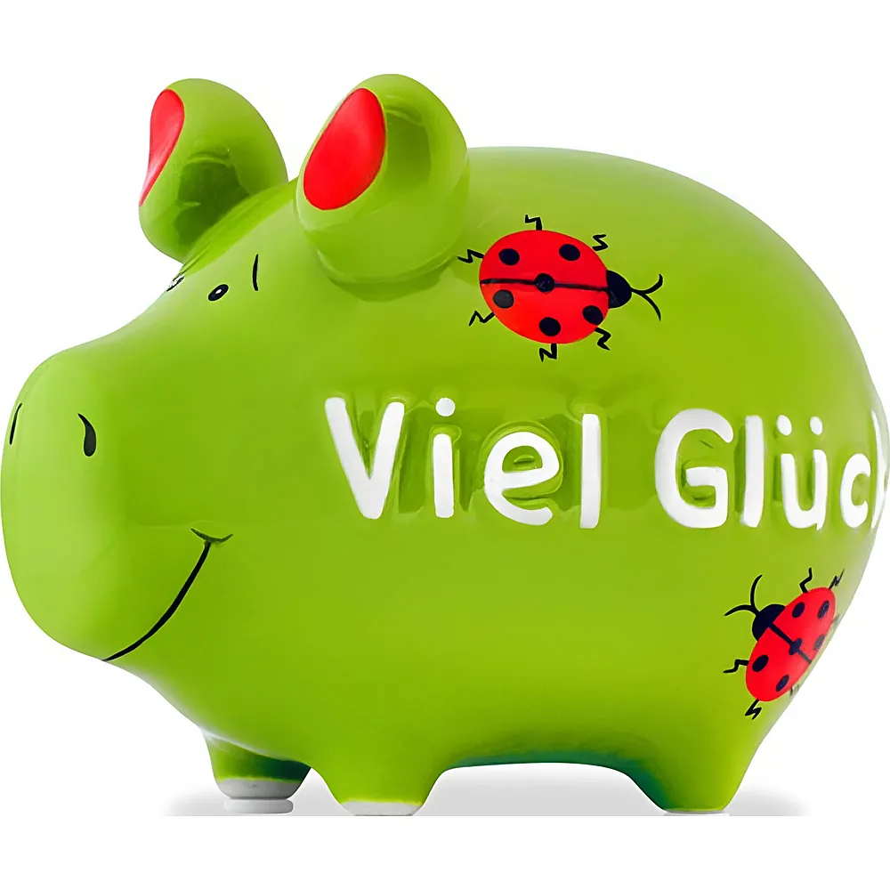 KCG Sparschwein Viel Gl�ck aus Keramik - Suche