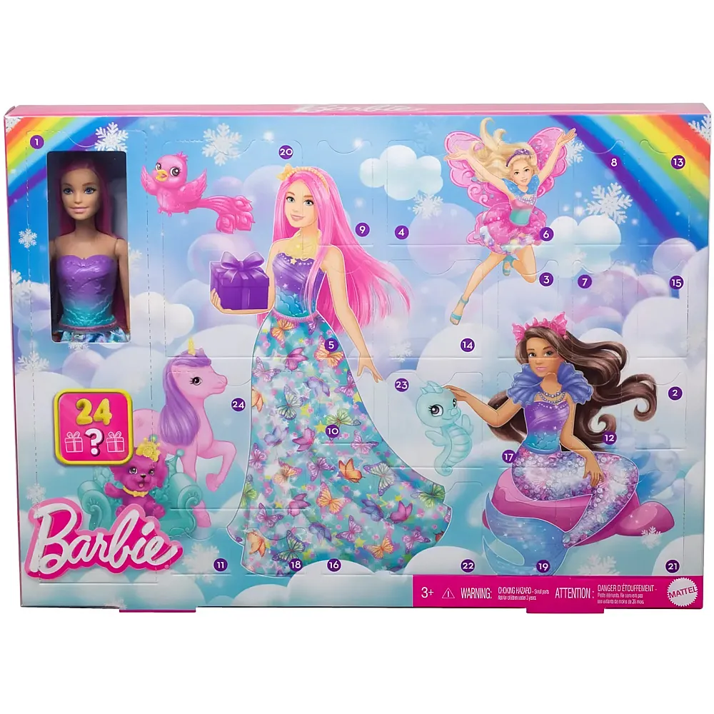 meinspielzeug - Barbie Dreamtopia Adventskalender 2024