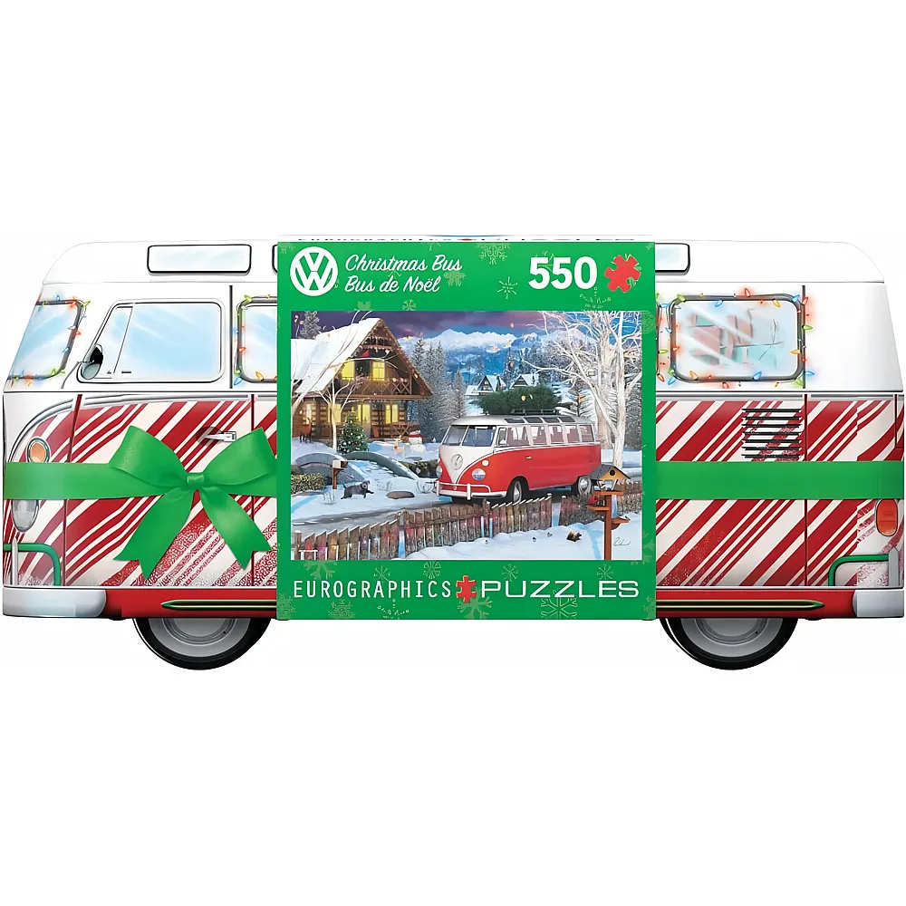 Eurographics Puzzle VW Christmas Bus 550Teile
