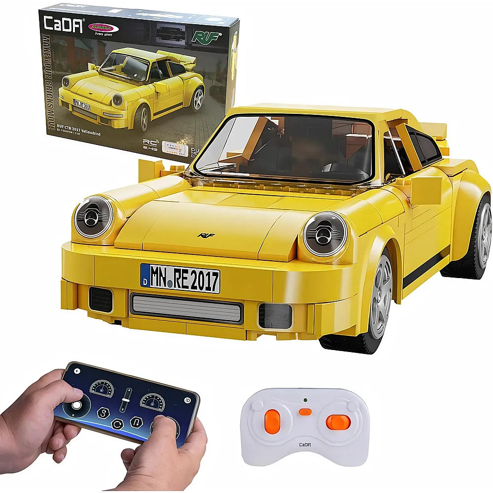 CaDa Ferngesteuerter RUF CTR 2017 Yellowbird - 222 Teile
