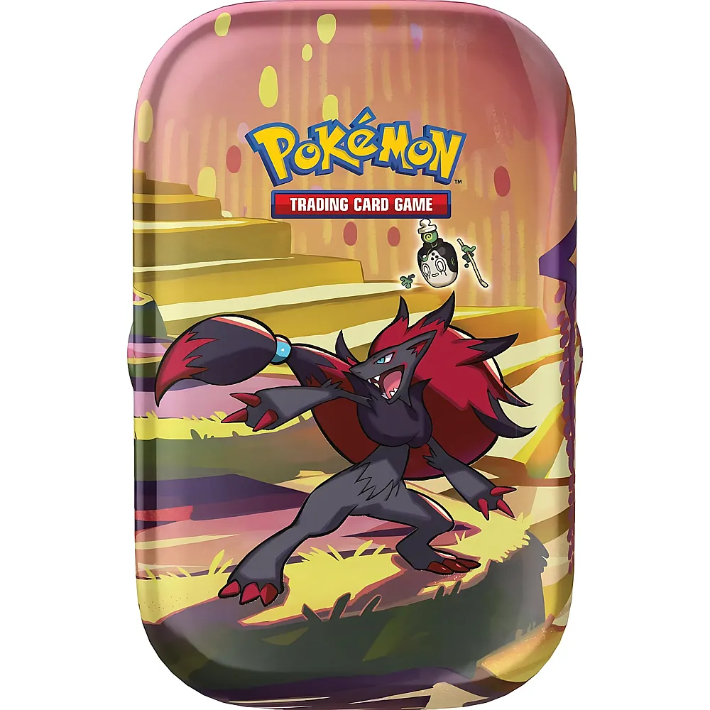 Pok�mon TCG Karmesin & Purpur Nebel der Sagen Pok�mon Mini-Tin-Box Zoroark - Deutsch