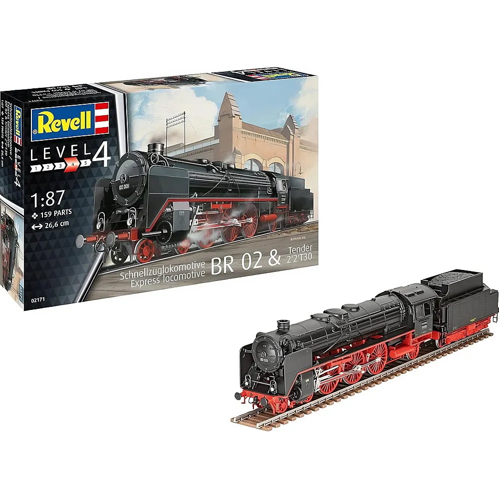 Revell Express locomotive BR 02 & Tender 2'2'T30