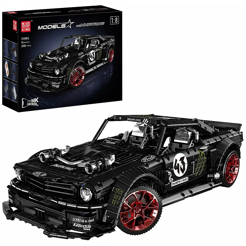 Mould King Models Voiture de course Mustang 13108S - Marques
