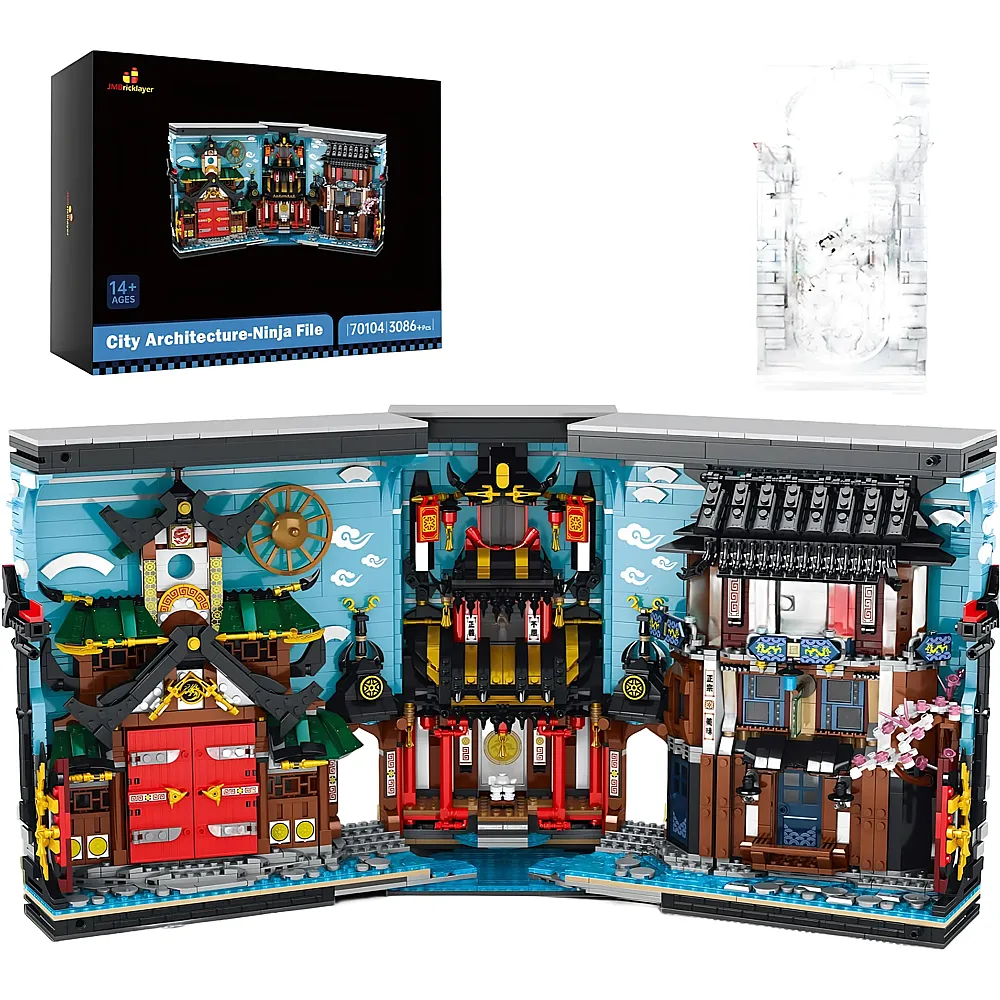 JMBricklayer Fantastic Idea Ninja Book Nook 70104
