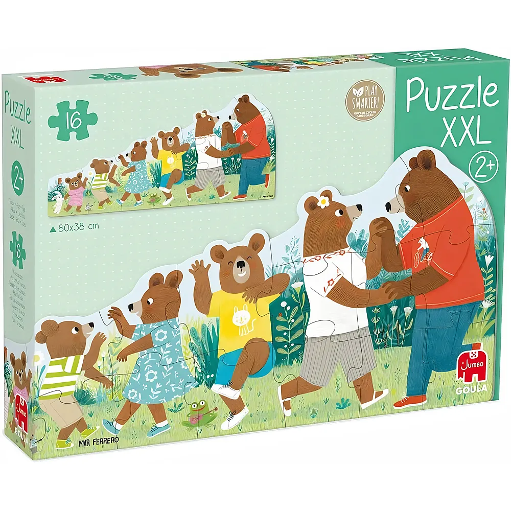Jumbo Goula Puzzle XXL B�renfamilie - 16 Teile.
