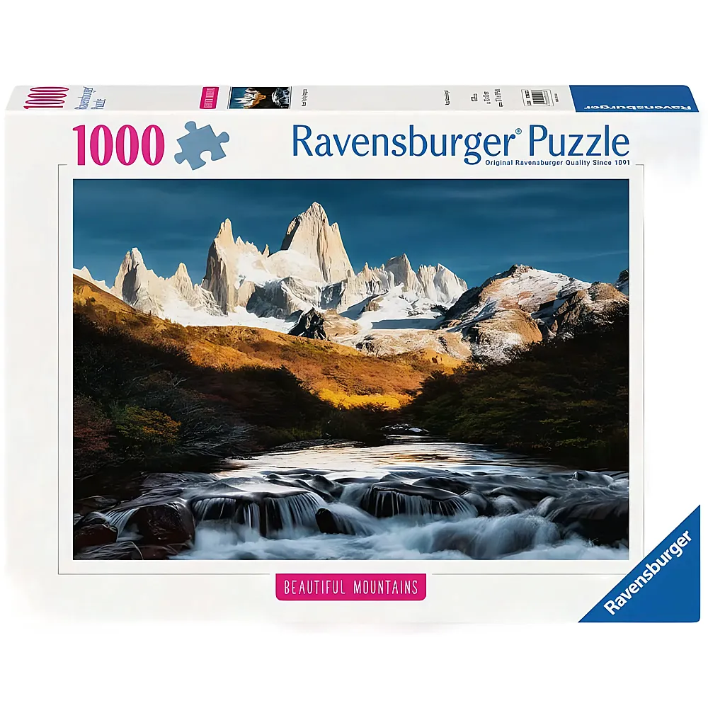 Ravensburger Puzzle Beautiful Mountains Fitz Roy, Patagonien - 1000 Teile