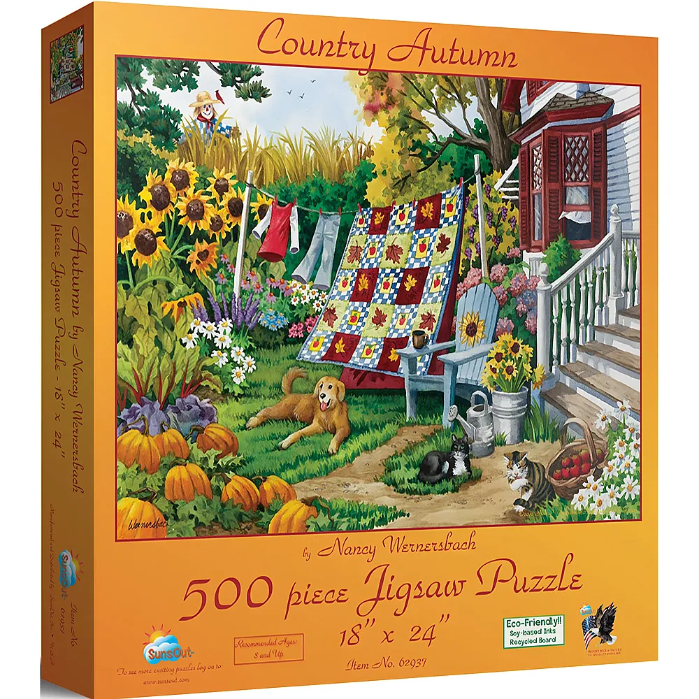 SunsOut Puzzle Nancy Wernersbach Country Autumn - 500 Teile