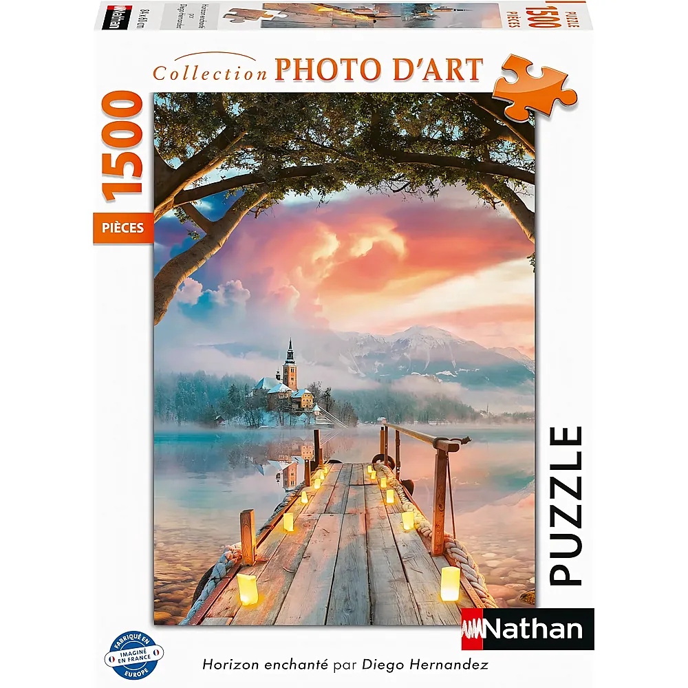 Nathan Puzzle Collection Photo d'Art Enchanted Horizon - Diego Hernandez 1500Teile