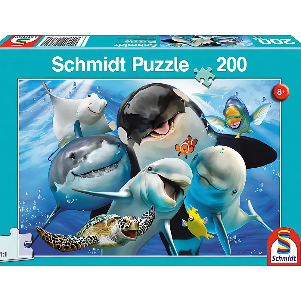 Schmidt Puzzle Unterwasser-Freunde 200Teile