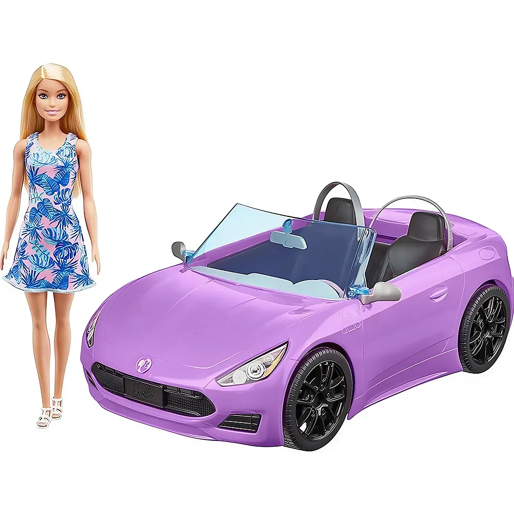 Barbie Puppe mit Cabrio