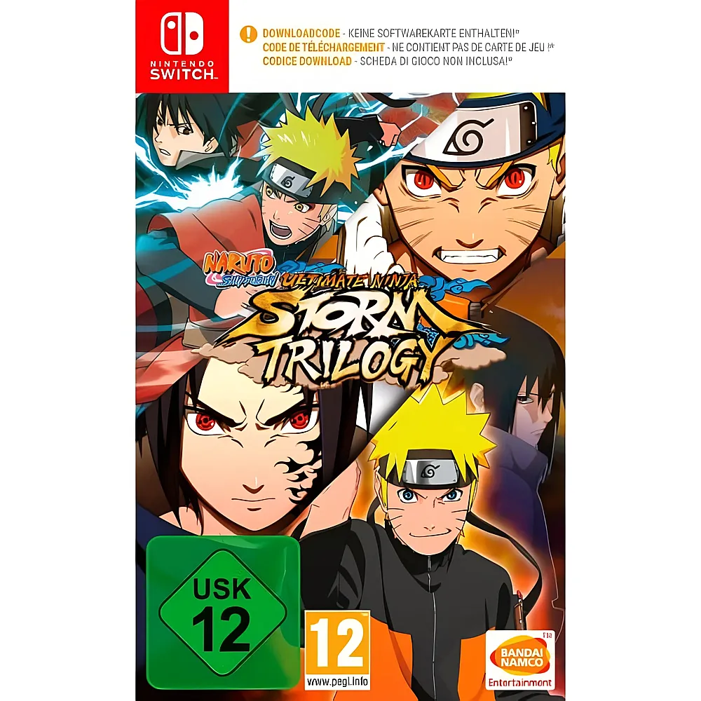 Bandai Namco Switch Naruto Shippuden Naruto Ultimate Ninja Storm - Trilogy Code in a Box