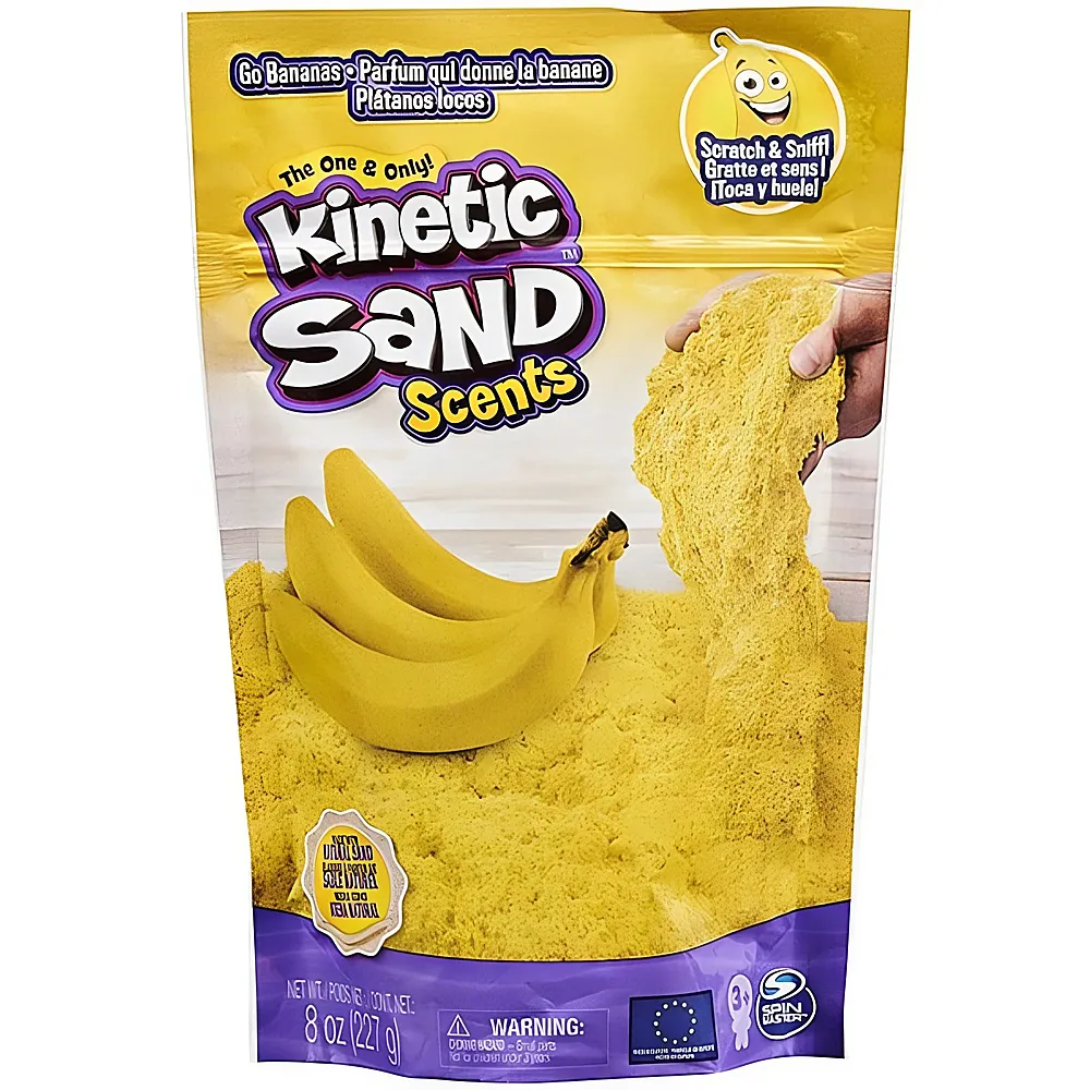 Spin Master Kinetic Sand Duft-Sand Bananas 226g