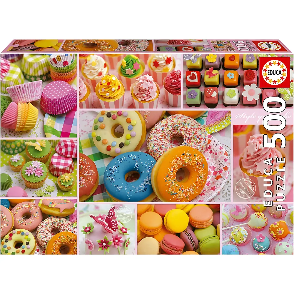 Educa Puzzle S�ssigkeiten Collage 500Teile