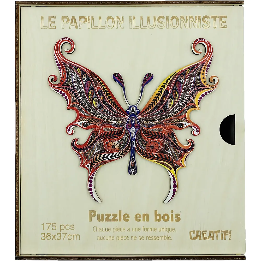 Harmandi Puzzle Creatif Der Illusionist Schmetterling - 175 Teile