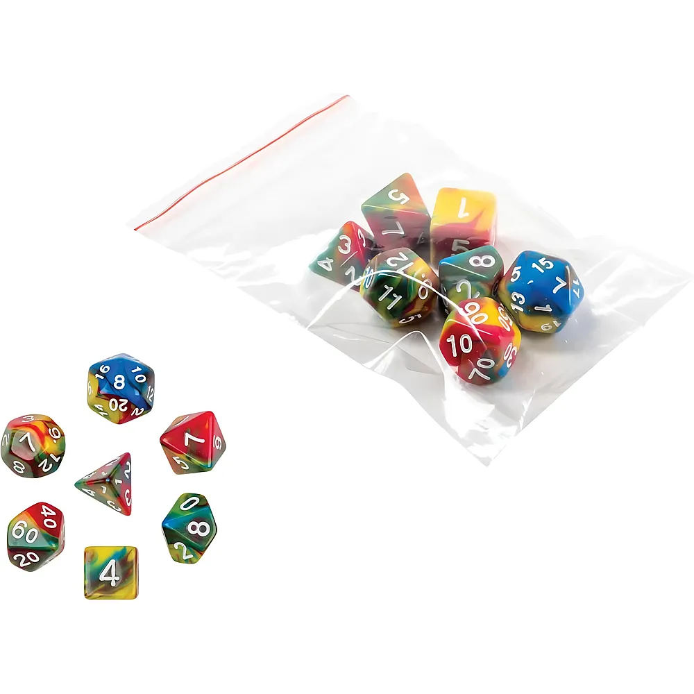 Philos W�rfel - oblivion bunt - 7 Teile