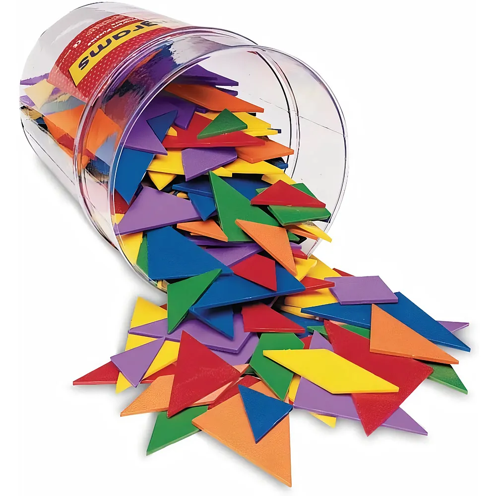 Learning Resources Sechsfarbige Tangrams - 30 Teile