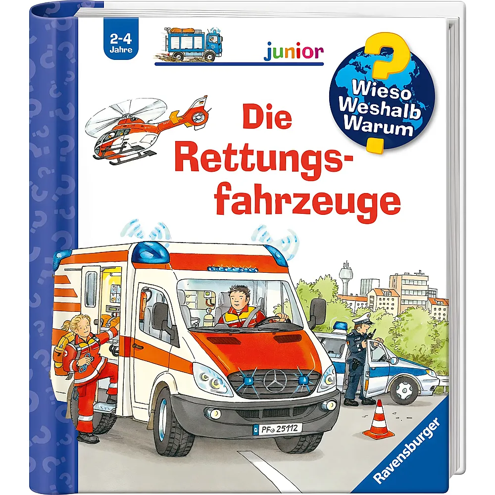 Ravensburger Wieso Weshalb Warum junior Die Rettungsfahrzeuge Nr.23