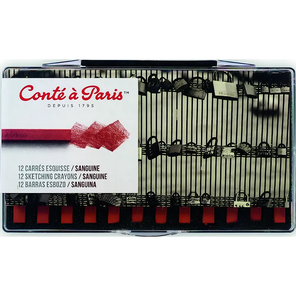 Conte A Paris Conte Carre Rt/sanguine 12er Box - Suche