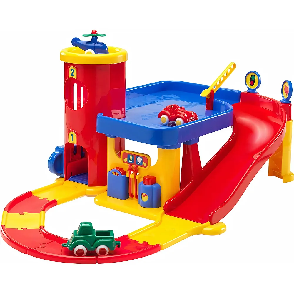 Vikingtoys Parkgarage mit Strasse