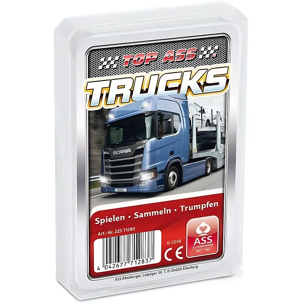ASS Altenburger Top Ass Jeu de cartes Trucks