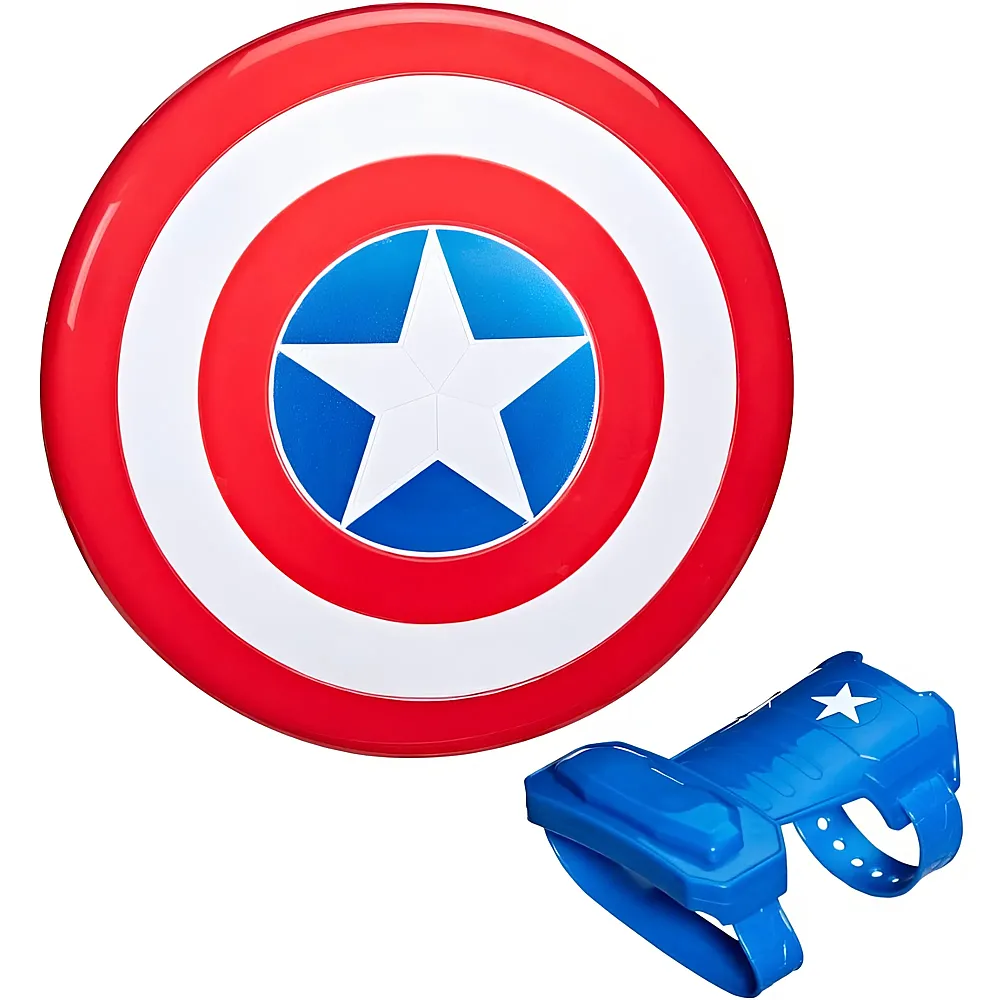 Hasbro Avengers Captain America Magnetischer Schild und Halterung