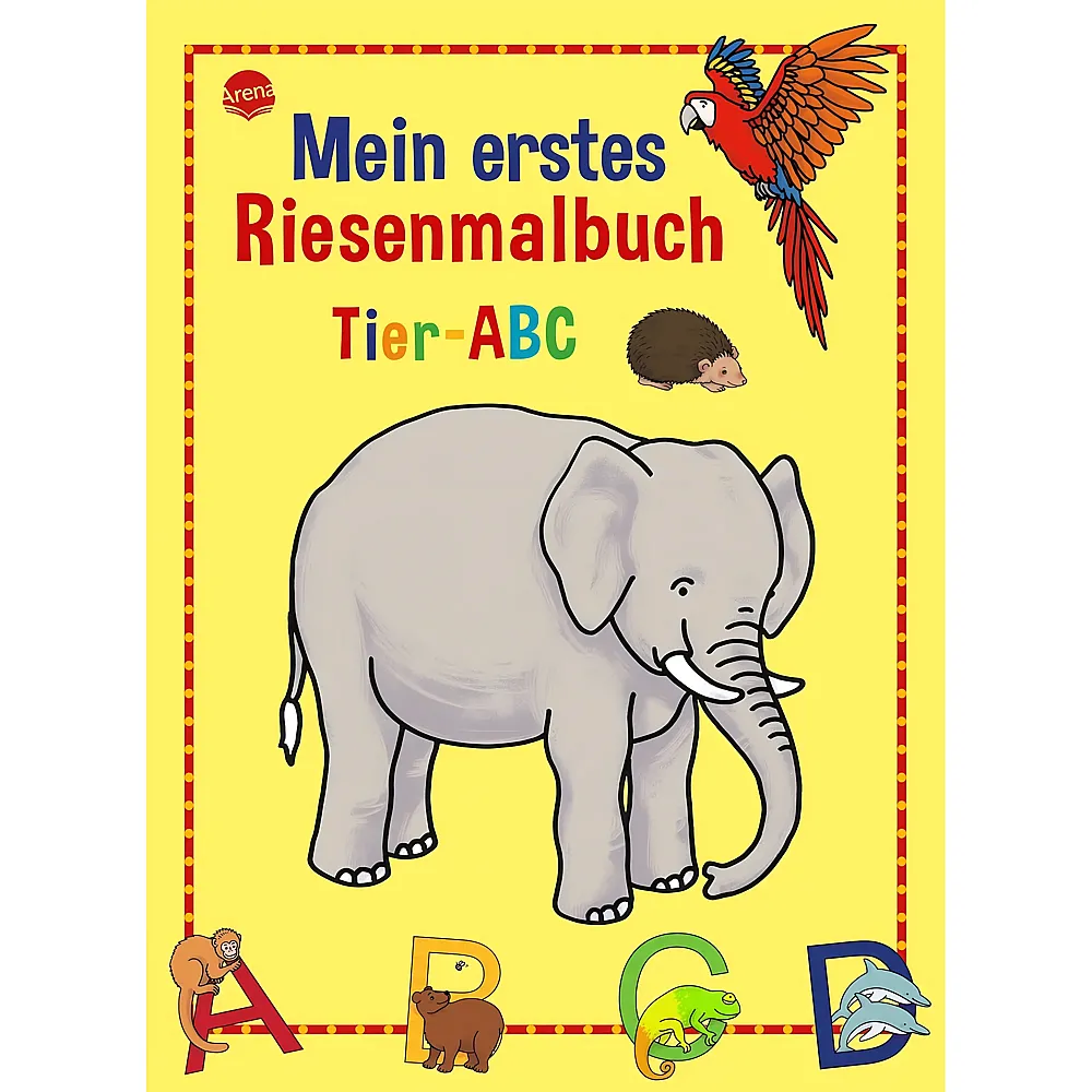 Arena Mein erstes Riesenmalbuch Tier Abc - Suche