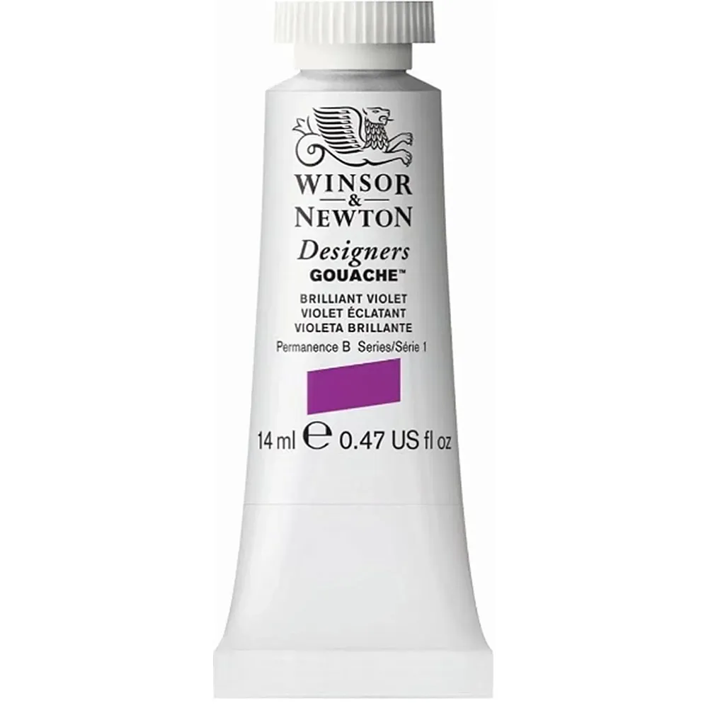 Winsor & Newton Designers Gouache Wasserbasierte K�nstlerfarbe Perylene Violett - 14 ml | Farbe & Kreide