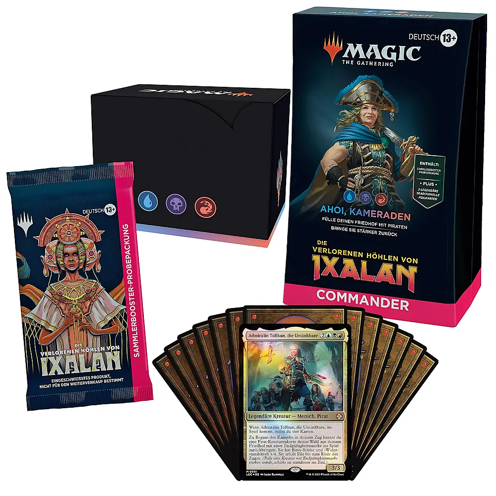 Magic The Gathering Die verlorenen H�hlen von Ixalan Commander-Deck - Ahoi Matrosen - Deutsch - Sammelkarten TCG