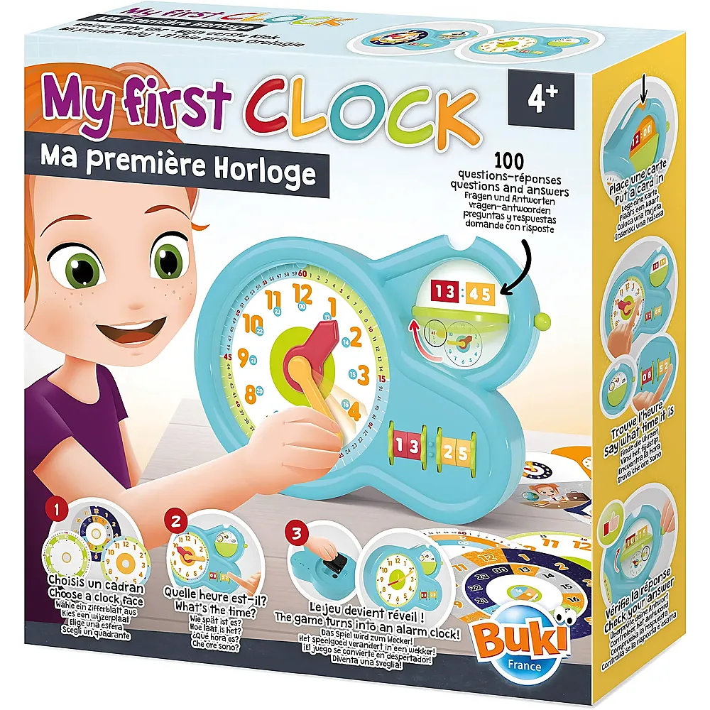Buki Meine erste Uhr - Mehrsprachig